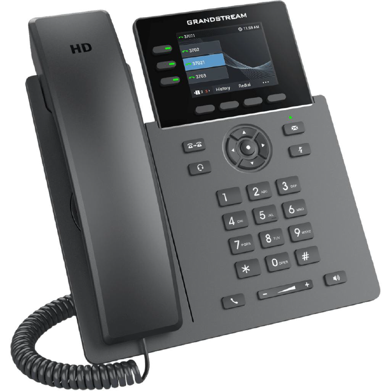 Grandstream GRP2611G 2-Line GigE IP Phone w/ WiFi