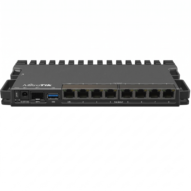 MikroTik RB5009 7xGbE 1xSFP+ 1x2.5GbE Router POE OUT