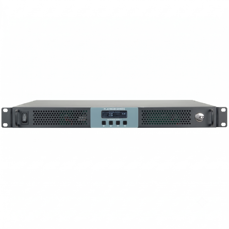 Platinum Series 48VDC / 15 Amp / 1RU Power Supply with TCP/IP Ethernet, Battery Backup and LVD