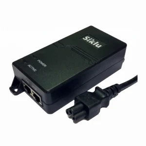 PoE Power Injector for EtherHaul, 60W, GigE interface, 100-240VAC source, US AC cable